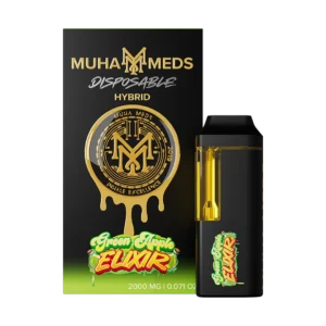 GREEN APPLE ELIXIR Muha Meds Disposable